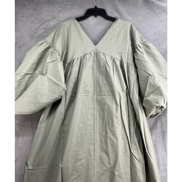 Anthropologie Mare Mare Oversized Dress Size Medium Green - Picture 7 of 10